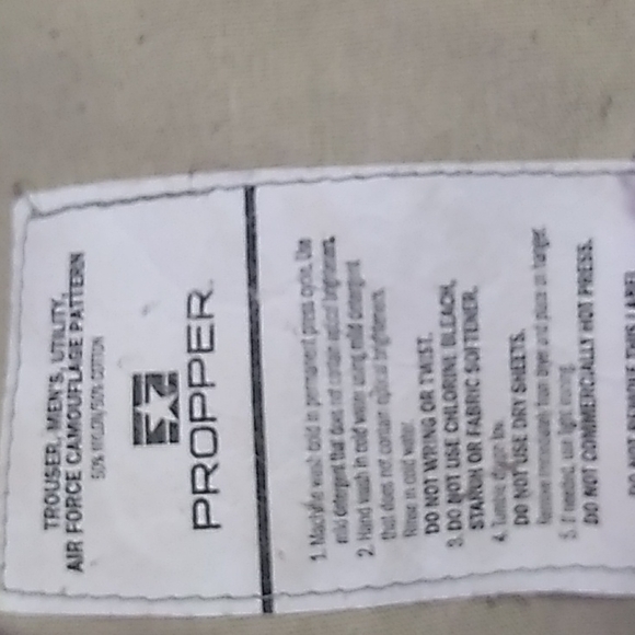 Mens 36 Short trousers utility Air Force US Military green and gray - Picture 6 of 7